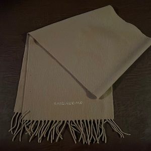 Flawless Italian Scarf made by Krizia Uomo.  100% lambswool